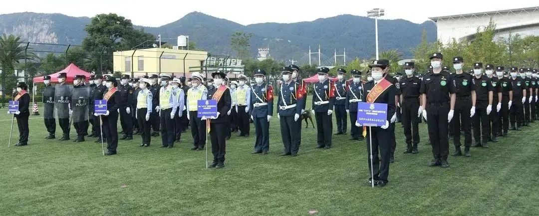 保安服务行业岗位大练兵,岗位练兵强素质巡逻防控保平安