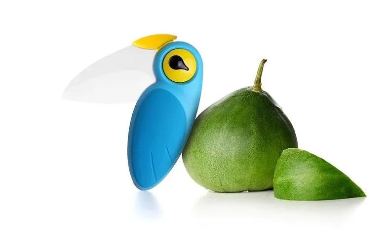 小鸟陶瓷刀水果刀,小鸟折叠陶瓷刀随身小刀