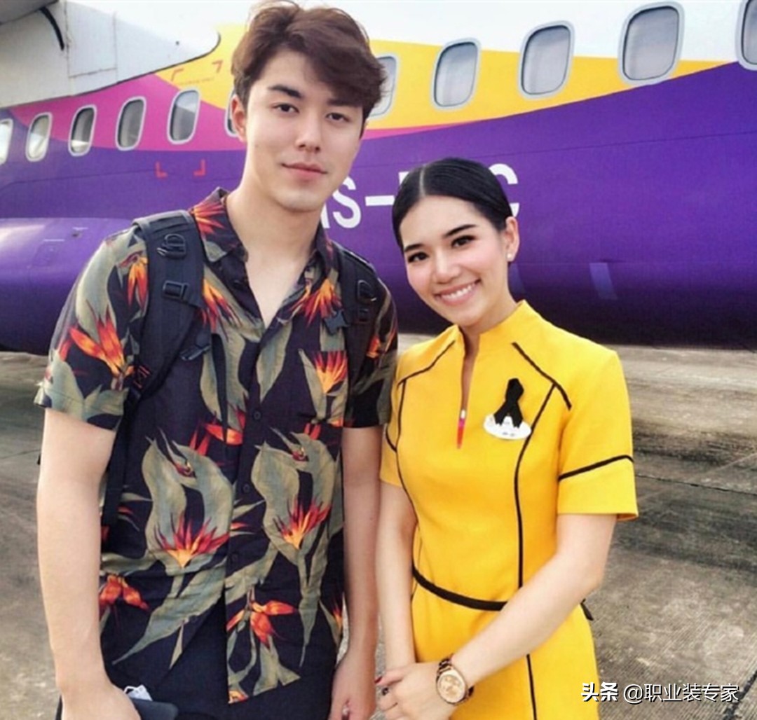 泰国酷鸟航空空姐服,泰国国际航空公司制服特色