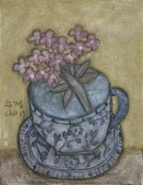 韩国女艺术家：卓秀英，画出来的雅致花草