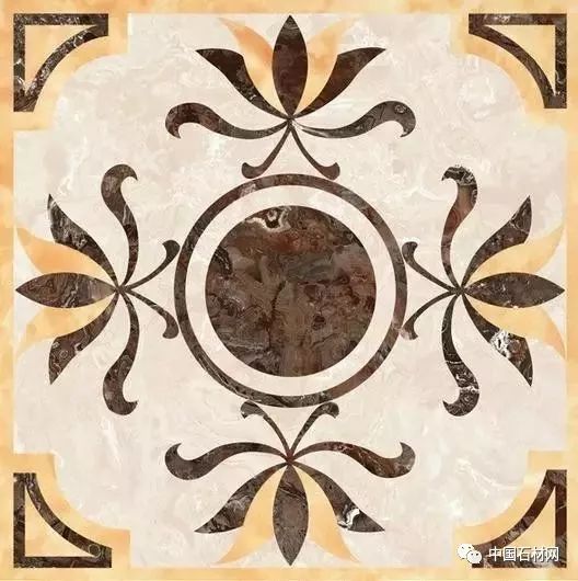 卫生间花洒水刀拼花效果图,水刀拼花图案效果图