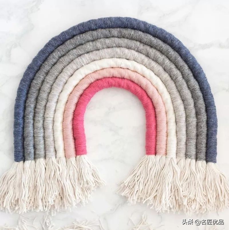 自己在家做家用装饰,diy手工挂毯教程