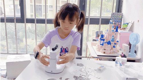 暑假孩子玩手机不如打篮球吧,儿童显微镜放大蚂蚁120倍