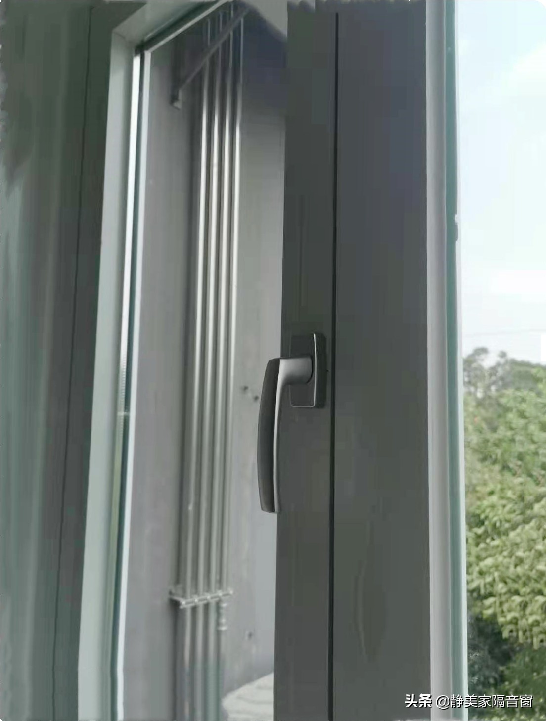 「静美家隔音窗」安装南山区“名仕春天”,解决噪音困扰