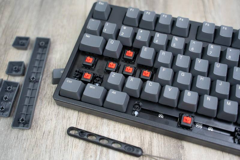 雷柏青轴机械键盘,雷柏v860-87青轴机械键盘评测