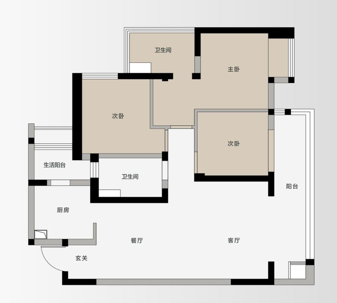 一家三口生活简约风格,干净整洁的家需要一家人的自律