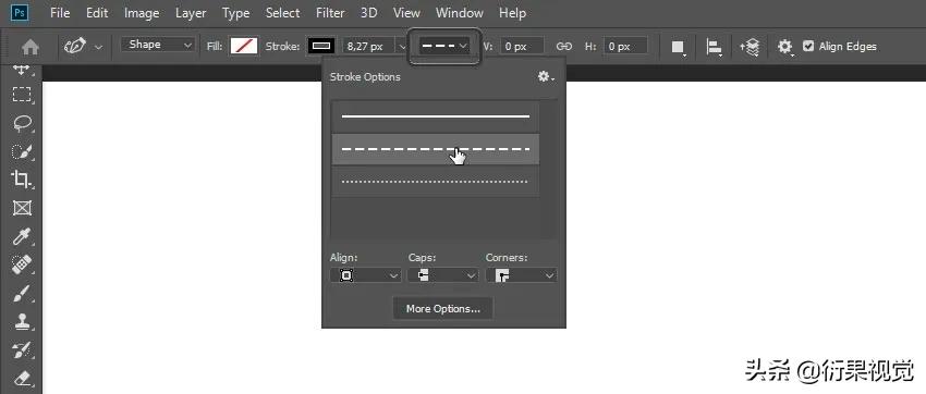 PS软件怎么绘制平面图,ps软件教程线条绘制技巧