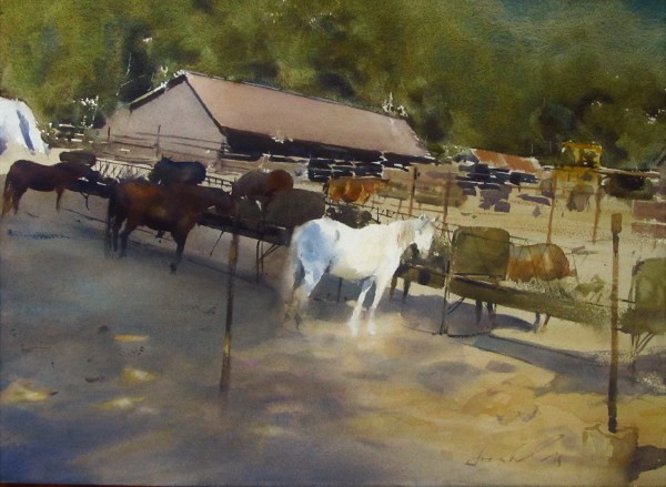 艺术家的水彩风景画,德国水彩油画艺术欣赏