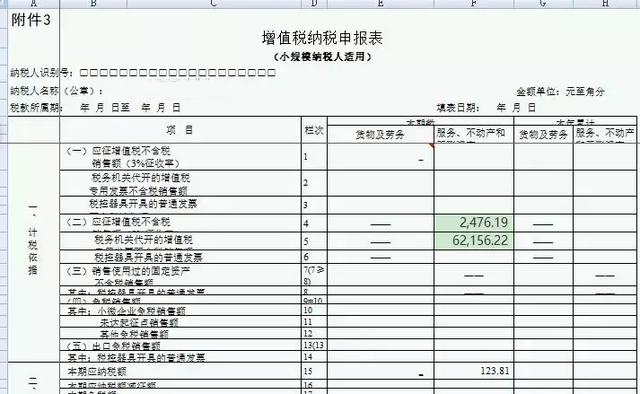 差额征税的申报表如何填写,老会计教你标准网上报税流程