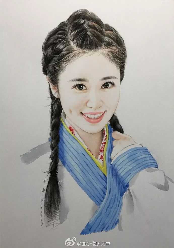 比起打印画,美院毕业的他,笔下这种彩铅水彩画才好看哭了~