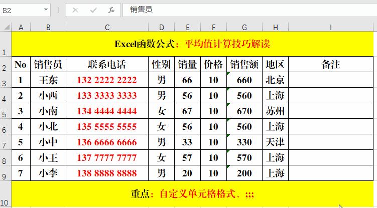 关于excel数字格式的自定义技巧,excel数字格式图解