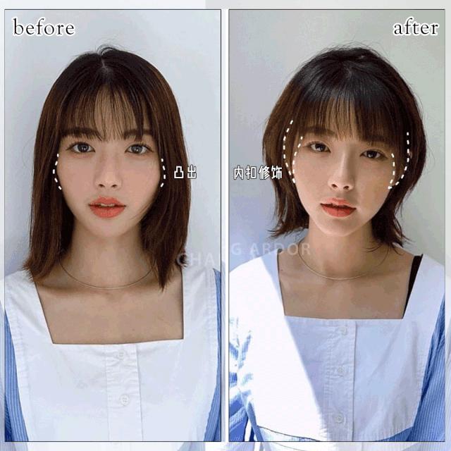 额头窄颧骨高太阳穴凹陷发型,发际线高额头高颧骨高发型男生