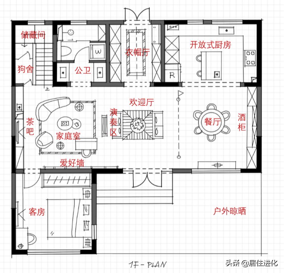 两人居住的大平层,二人住的房子怎么样设计