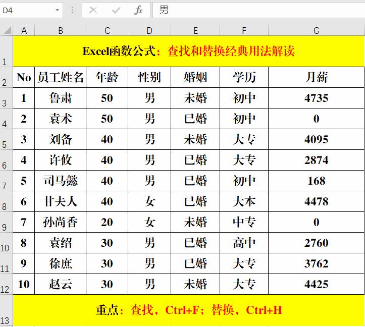 查找替换功能的10种高级用法,查找与替换的高级技巧