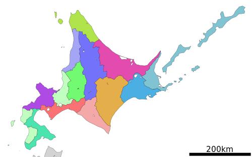 日本北海道行政区划,日本行政区划详细介绍北海道