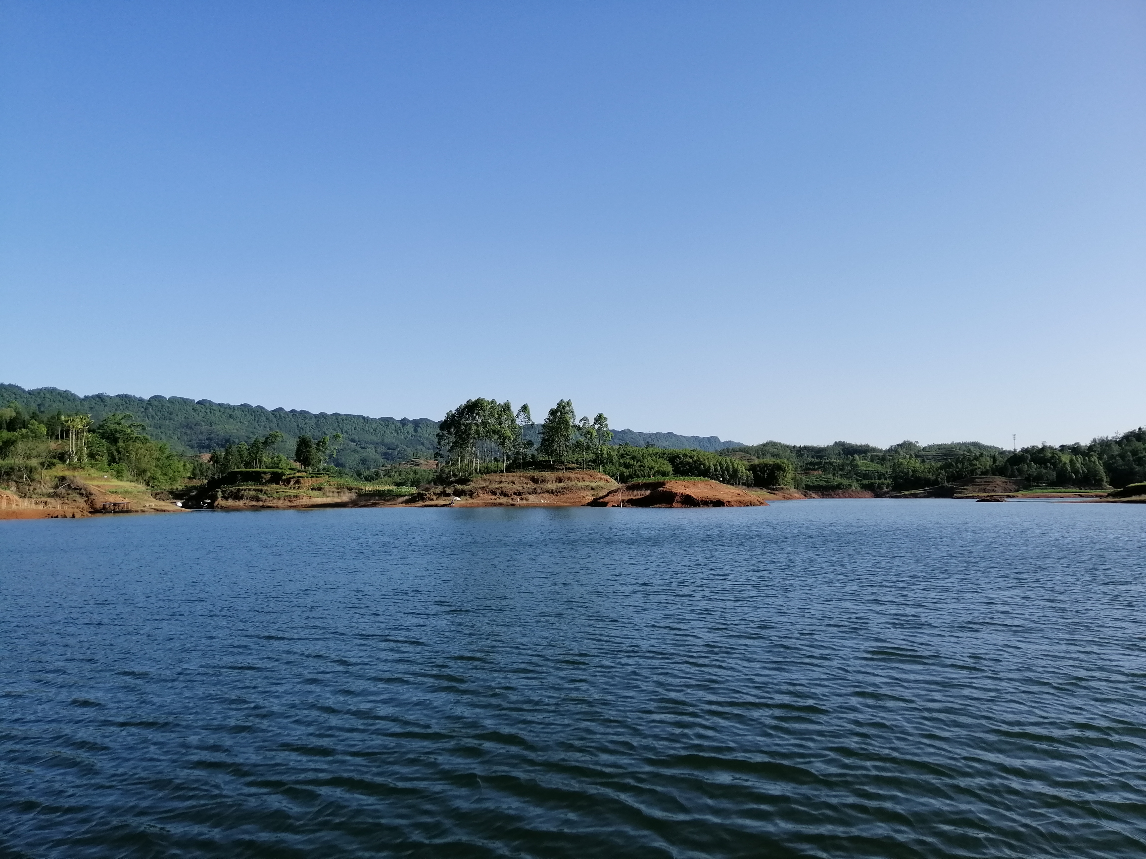 探钓深山水库,总岗山水库钓位