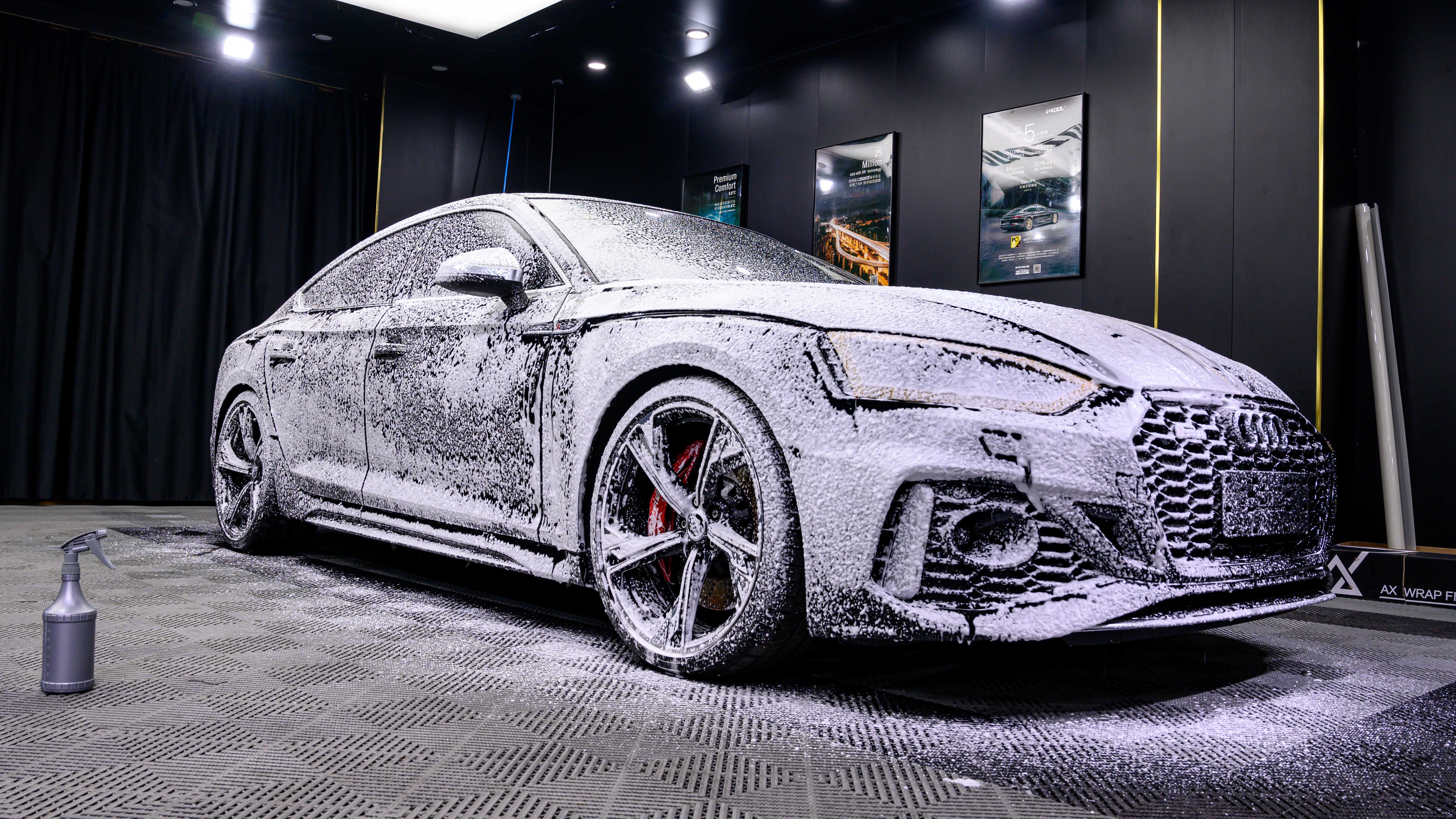 苏州无二汽车贴膜丨奥迪RS5贴威固隐形车衣