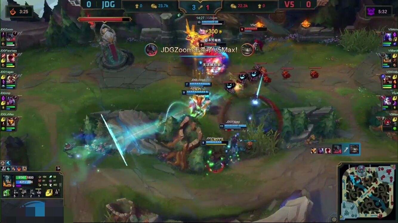 LPL：劫重临赛场，却被牙膏飞机暴*压打**3级！Imp出装解说直言过分