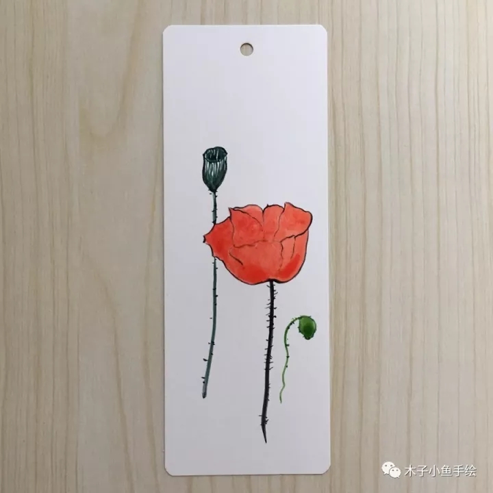 水彩画教程古风人物书签,水彩画教程入门书签简单