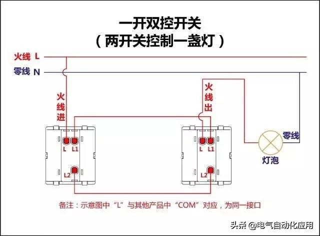 三控开关5个接线孔怎样接线,4个接线的点火开关接线视频