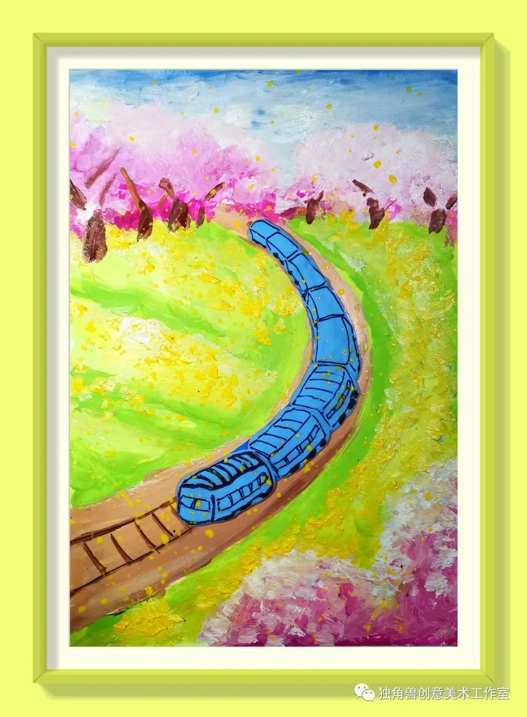 开往春天的火车哈尔滨至昆明,开往春天的列车绘画