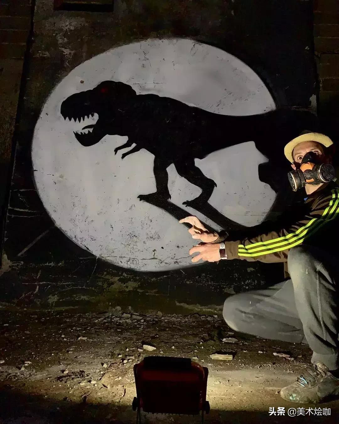 极具张力的墙绘作品,简单3d创意墙绘大全