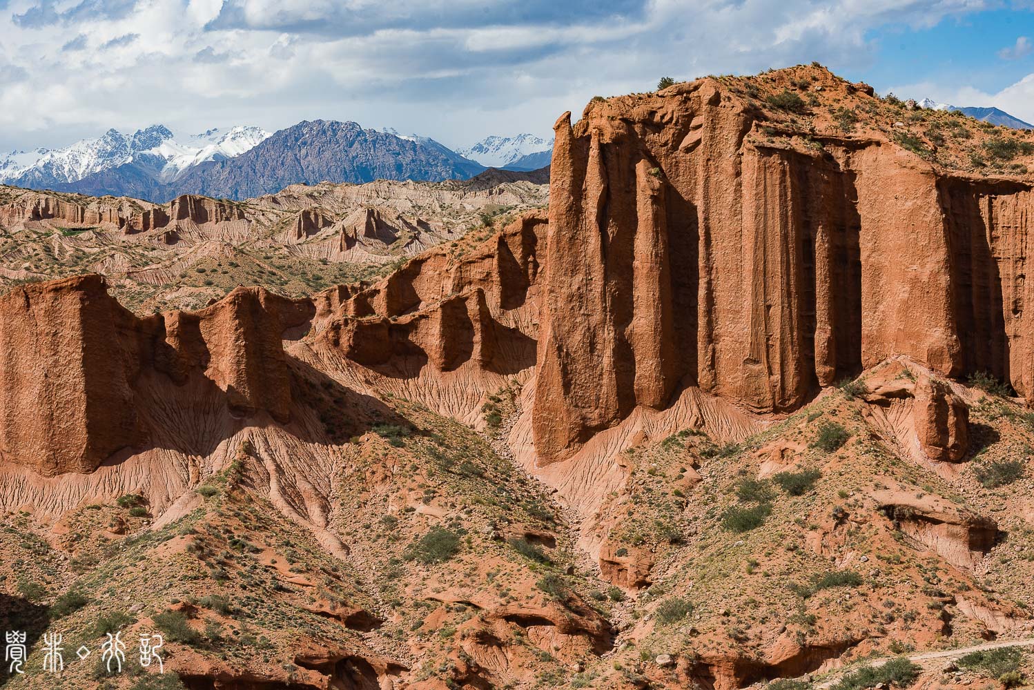 温宿大峡谷和甘肃七彩丹霞,温宿县丹霞大峡谷