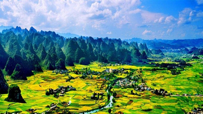 走进春天走进桃花盛开的地方,云南罗平金色花海之旅