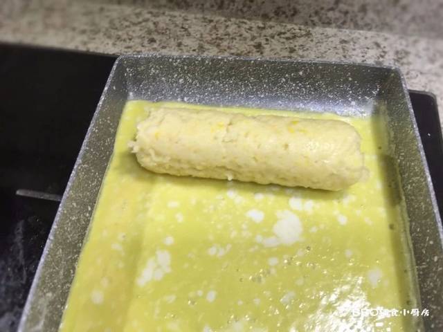 宝宝辅食鳕鱼香煎,宝宝辅食鳕鱼玉米蛋卷