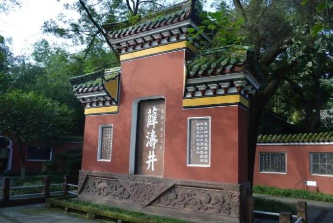 望江楼仿古建筑,成都望江楼遗址