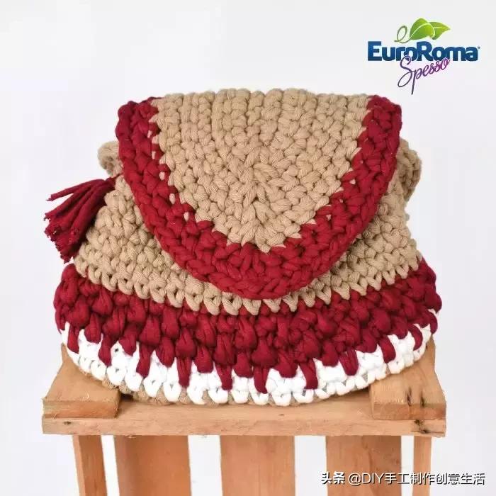 钩漂亮钩针收纳袋,钩笔袋编织教程