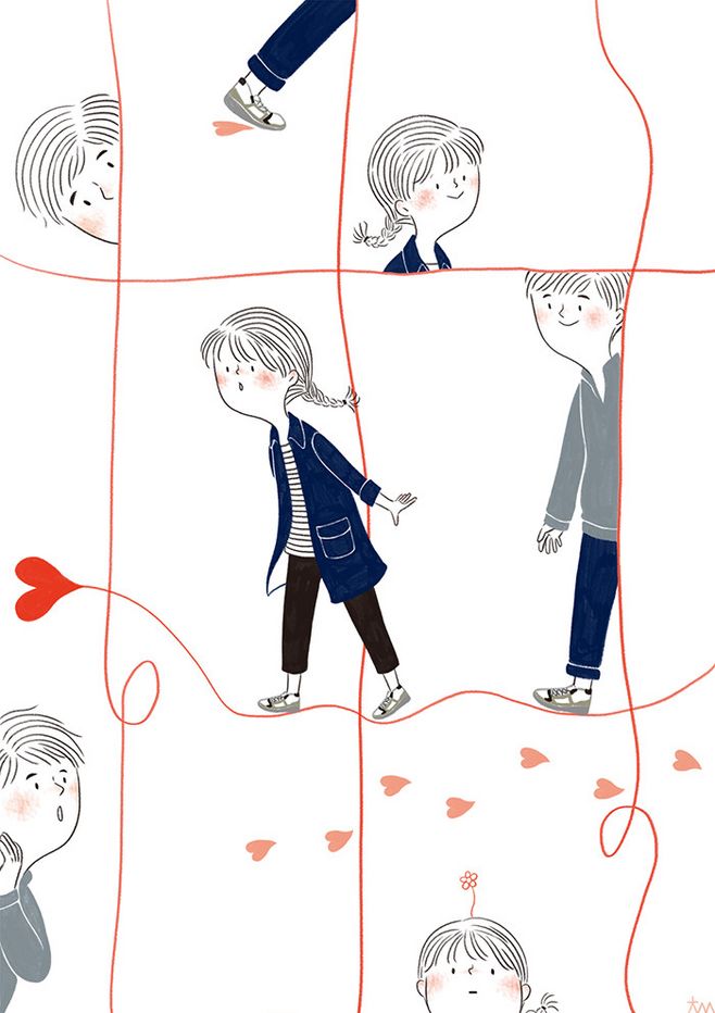 平凡的小幸福，来自韩国艺术家 Chassam