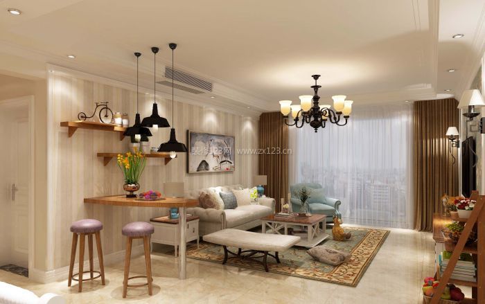 集成吊顶客厅省钱装修,装修客厅吊顶用哪些板材好