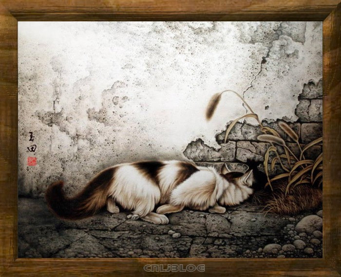 教你画画侧脸,烙画美图