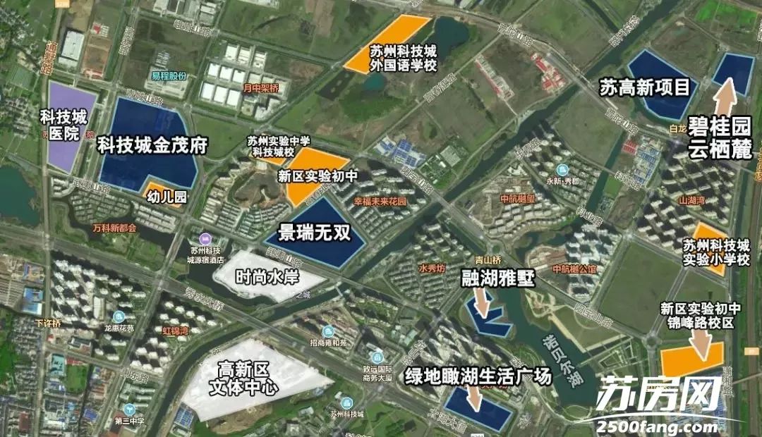 苏州浒墅关和科技城对比,苏州高新区买浒关还是科技城