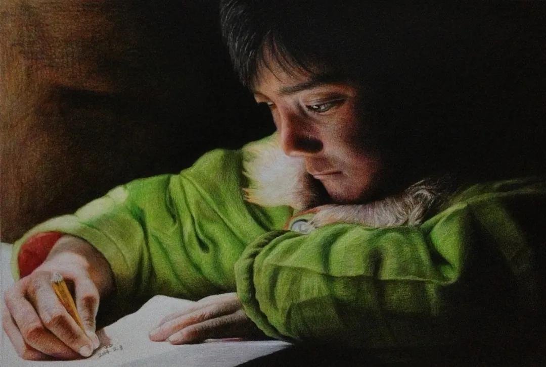 90后小伙用笔画画,九零后小伙靠画肖像漫画走红网络