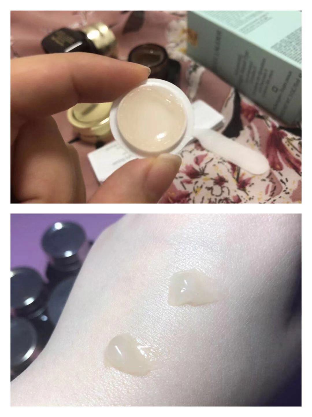 小棕瓶特润修护眼霜和抗蓝光眼霜,空瓶小棕瓶眼霜