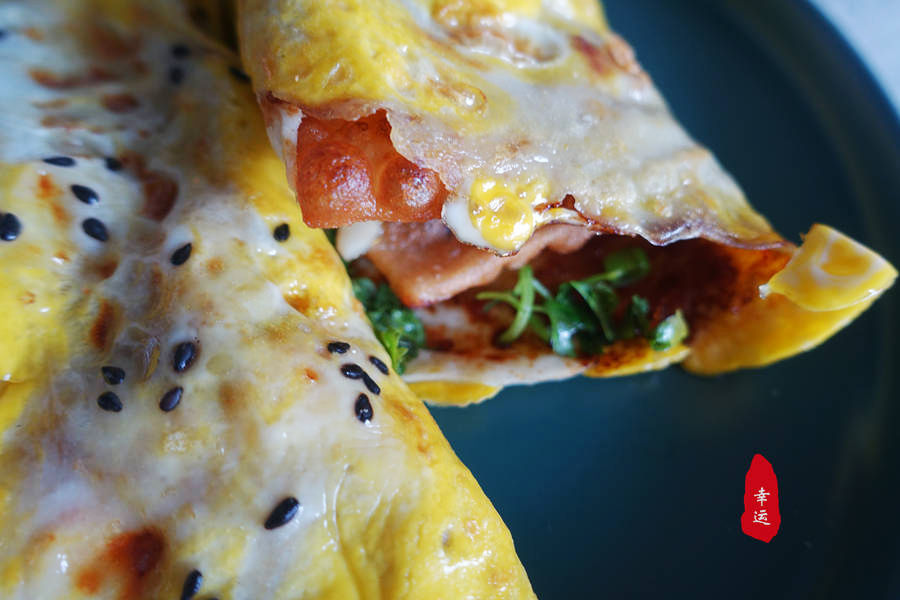 纯手工煎饼又薄又脆好吃,家庭版薄脆煎饼