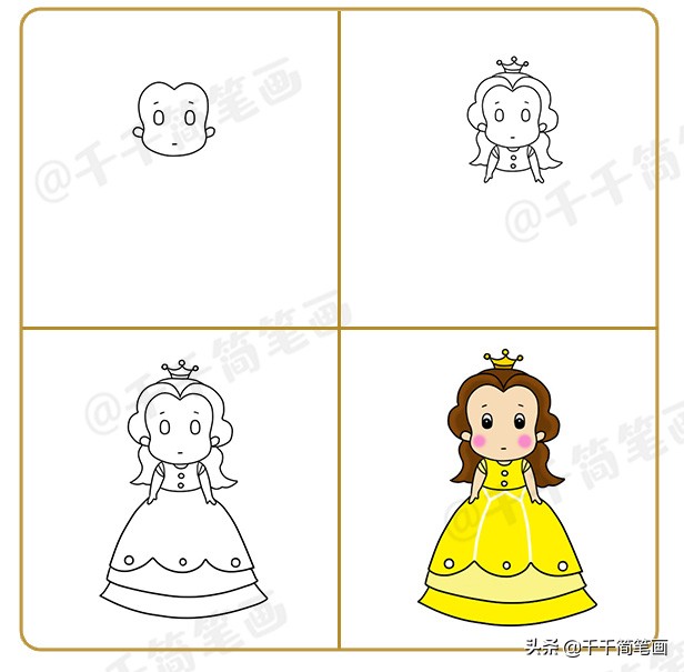 关于童话故事的手抄报简笔画,童话故事简笔画儿童视频