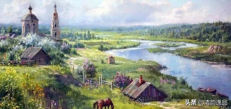 俄罗斯画家经典油画风景作品欣赏,俄罗斯艺术家尤金油画