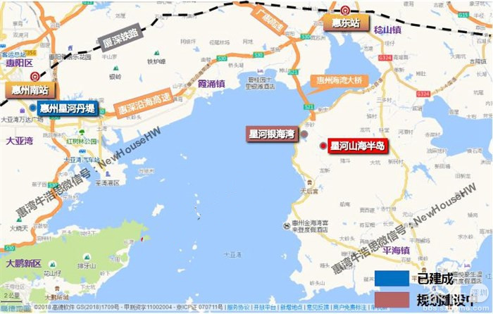 惠东巽寮湾星河山海半岛,山海半岛惠东