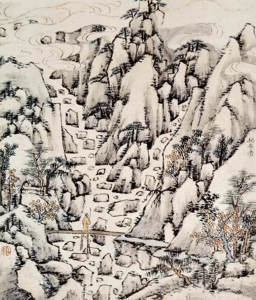 渐江：画禅诗癖足优游，新安画派的开创大师作品欣赏