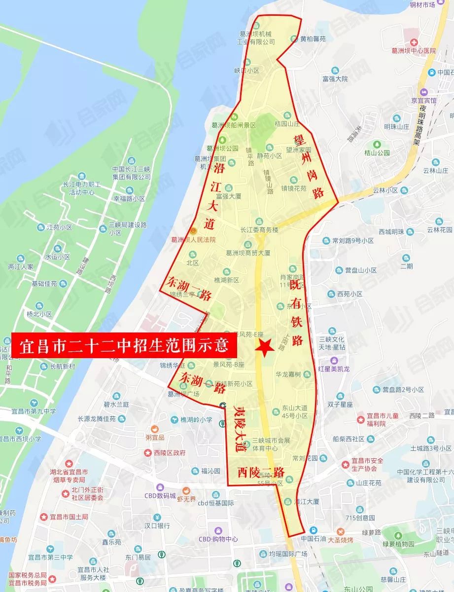 西陵区小学对应楼盘,西陵区2023年中小学划片