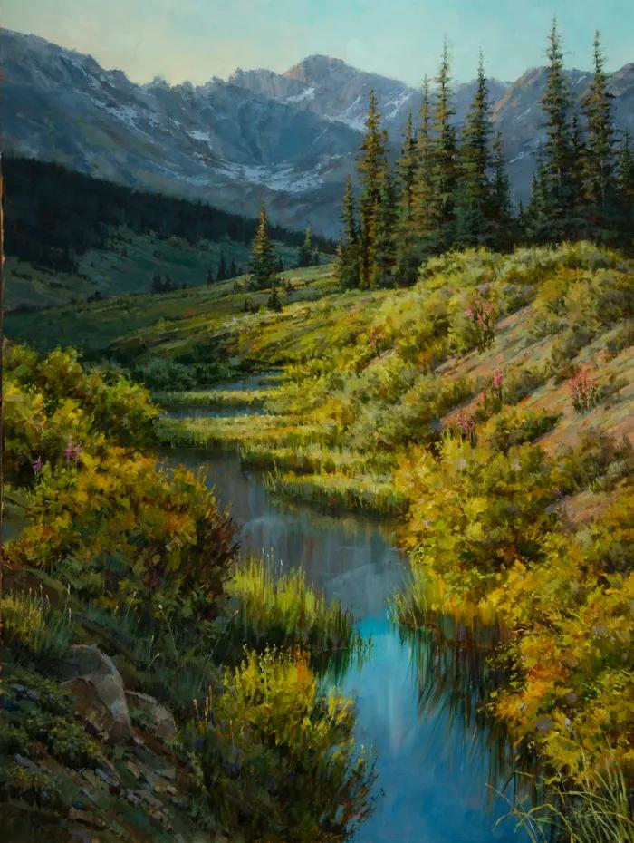 绝美风景油画教程,最灵动的风景油画