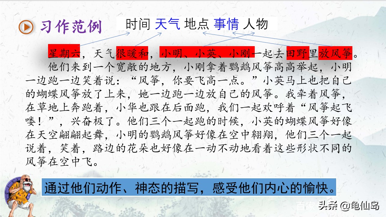 部编版语文三年级看图说话作文,三年级下册习作看图画写一写300字