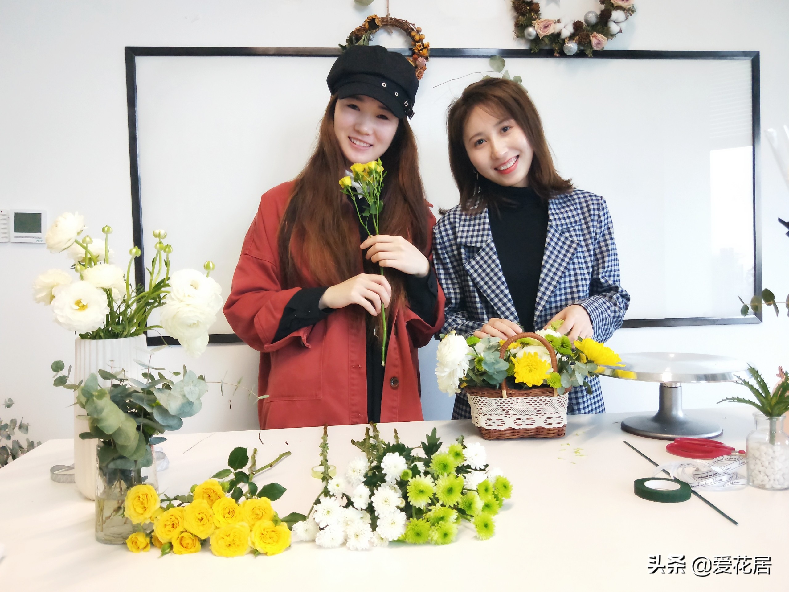 自制手工漂亮花环,简单又漂亮手工制作花环