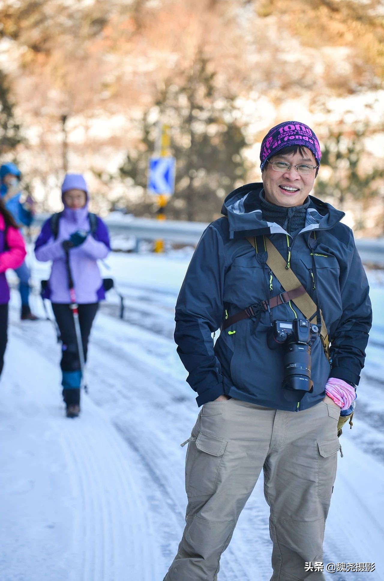 雪+雾凇+侧金盏+款冬=一次完美寻花之旅