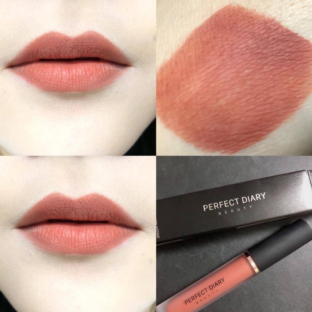 完美日记黄黑皮素颜唇釉,完美日记哪款口红适合素颜