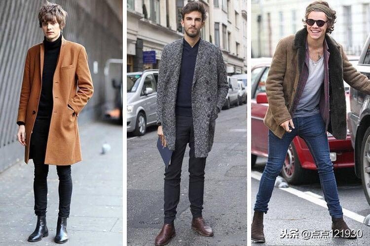 黑白撞色切尔西靴,偷穿女朋友的鞋子