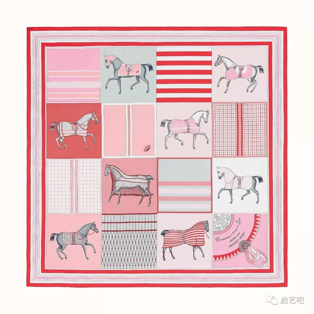 踏青归来,爱马仕中式马鞍丝巾